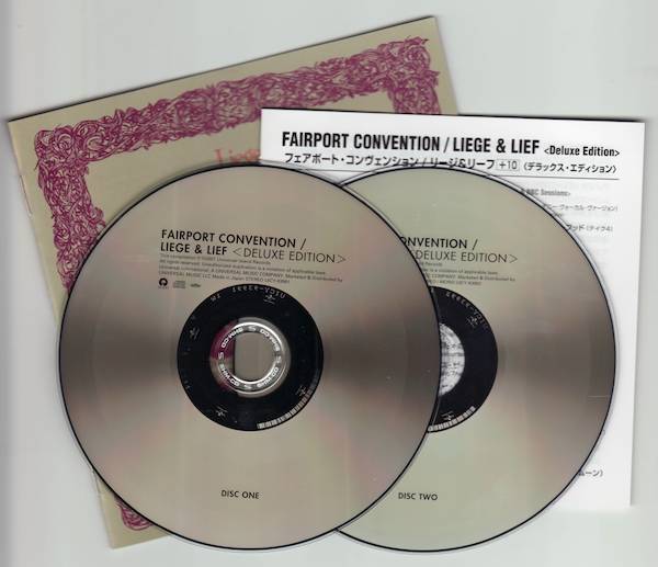 CD & Japanese and English Booklets, Fairport Convention - Liege And Lief +10